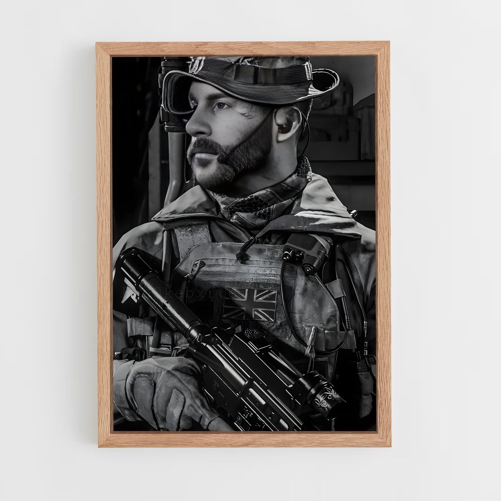 Poster Commandant de Fer – affiche Call of Duty (vue 4)